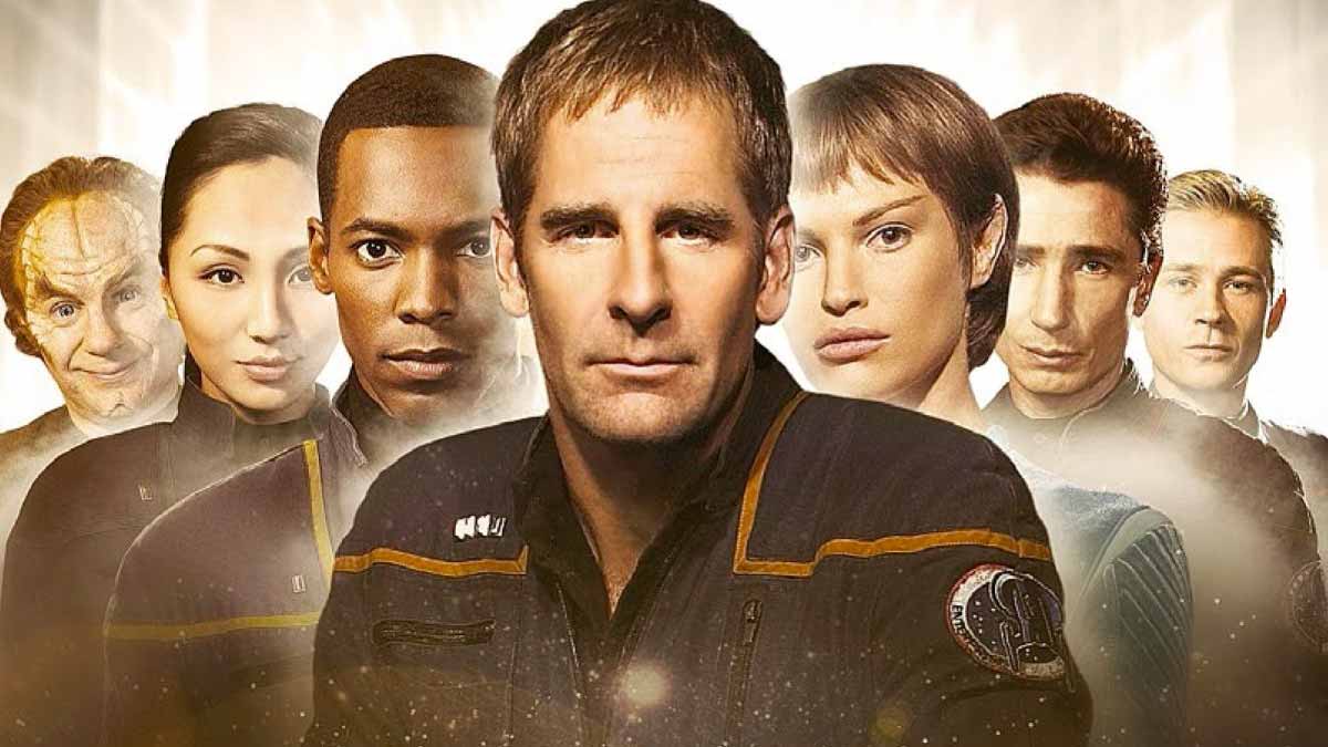Captain Archer und seine Crew als Kollage, Poster zu Staffel 4 von Star Trek: Enterprise