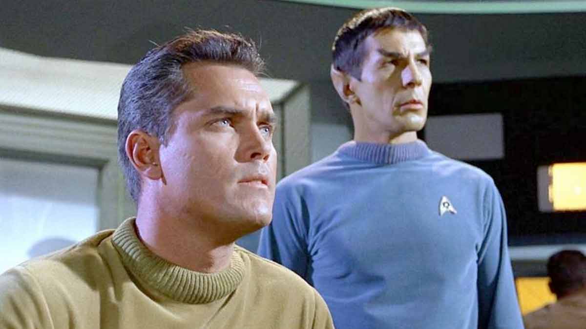 Captain Pike und Spock im unveröffentlichten Pilotfilm "The Cage"